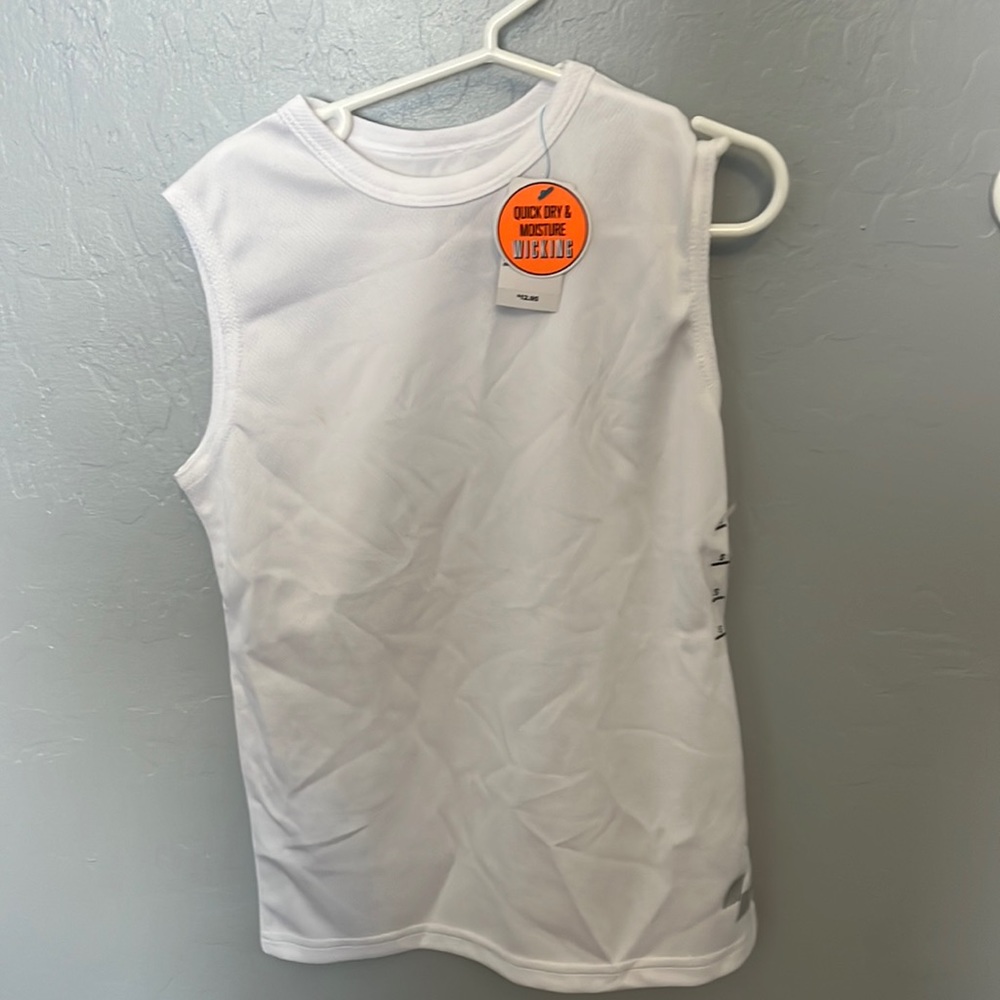 Boys Dri-fit white tank top. **++ Brand New ++***** with tags!